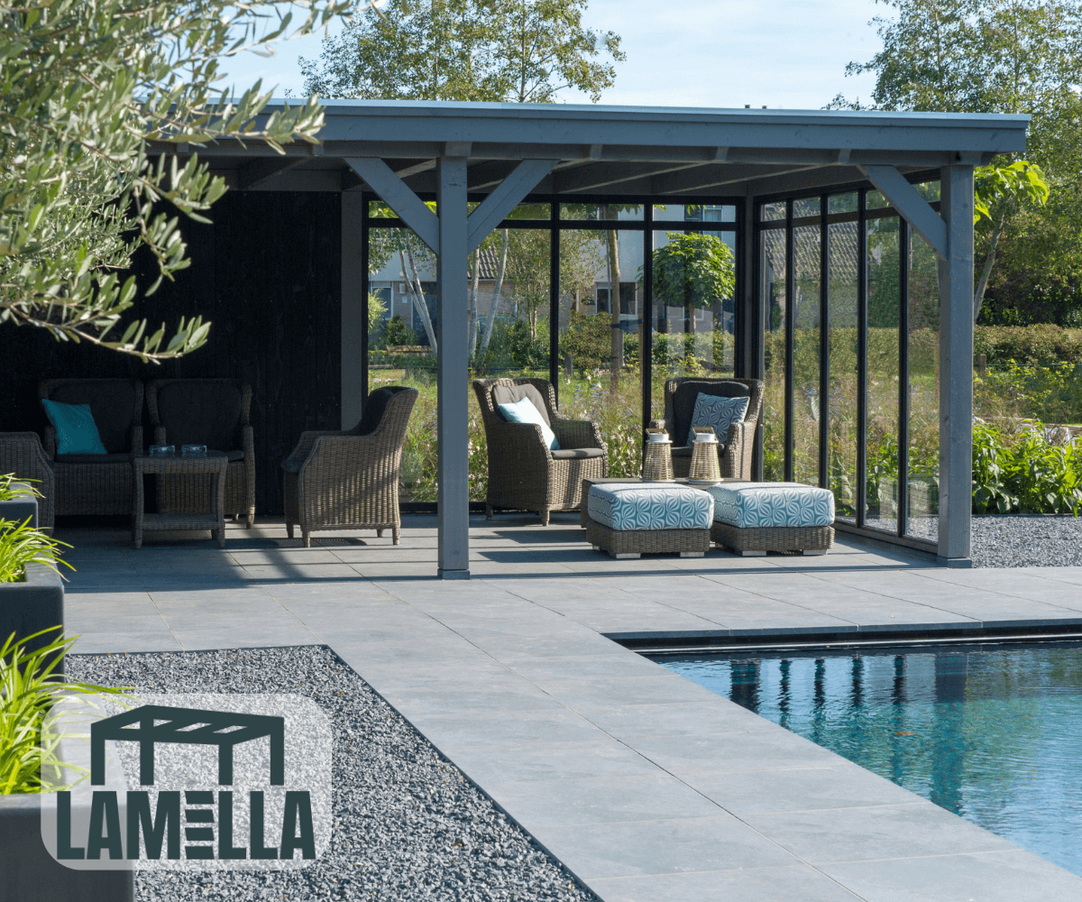 Pergola aluminium-lamellen