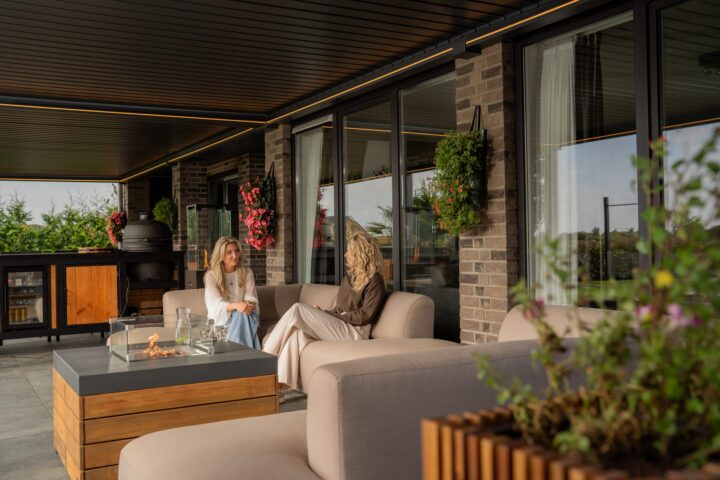 Ledstrip Lamellen Overkapping